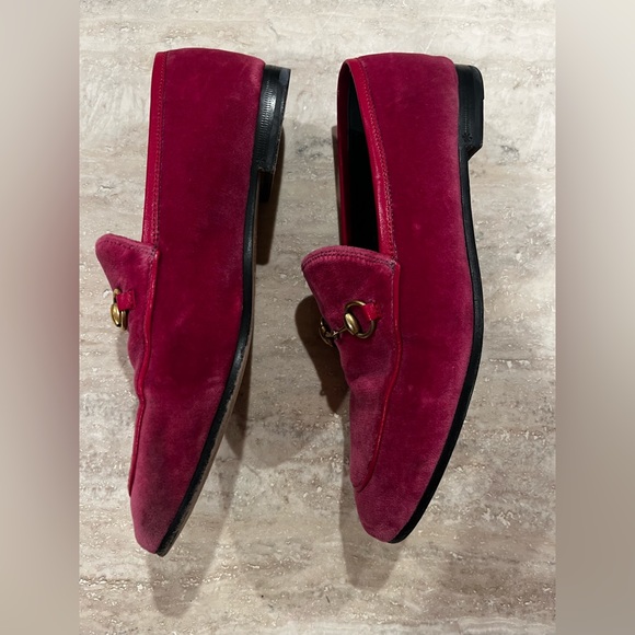 COPY - Gucci Princeton loafers 37.5 pink velvet